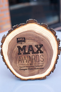 AMA PDX 2014 trophy for Ecampus