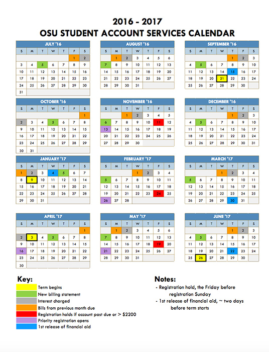 Oklahoma State University 202223 Calendar