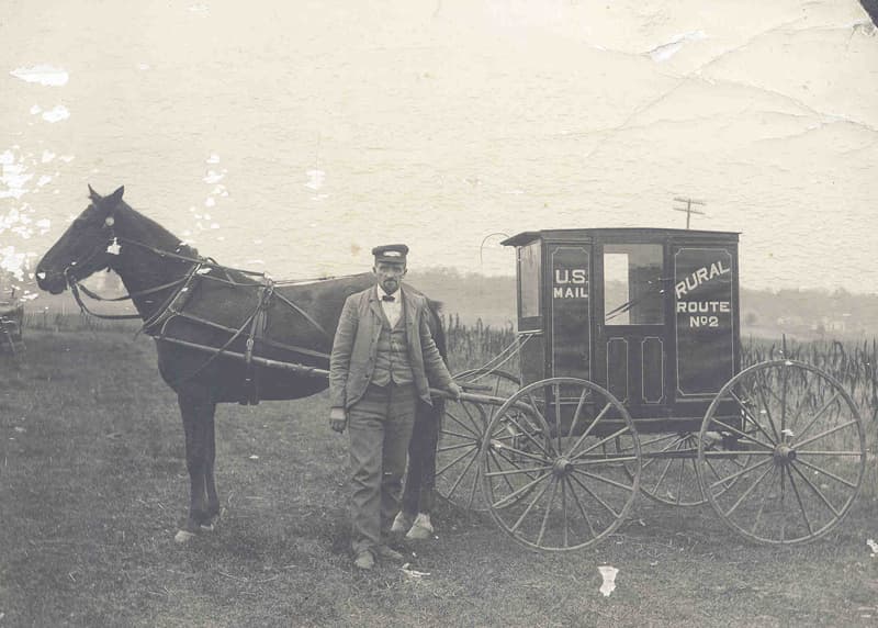 1910 mail delivery