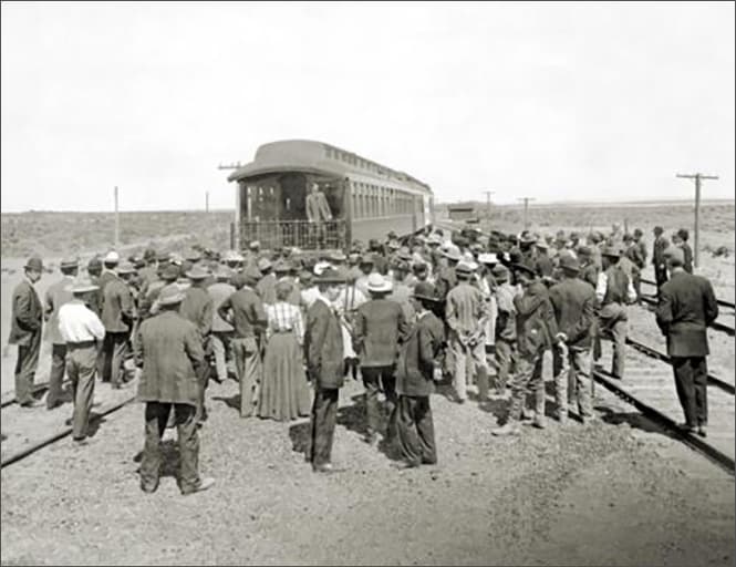 1911 demonstration train