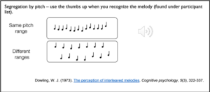 Sample of a music activity