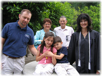Gina Kerzman and family