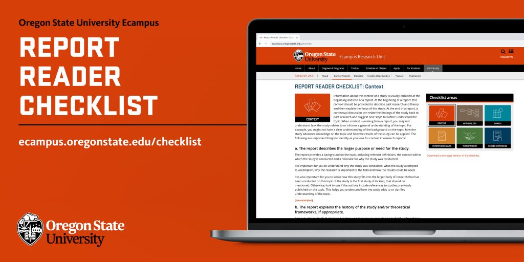 Ecampus Course Demo Oregon State Ecampus Osu Degrees