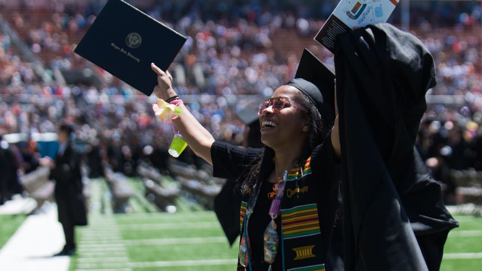 College Graduation Stage